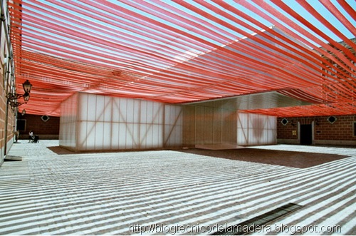 Blog técnico de la madera: Arquitectura Efímera con Madera Laminada